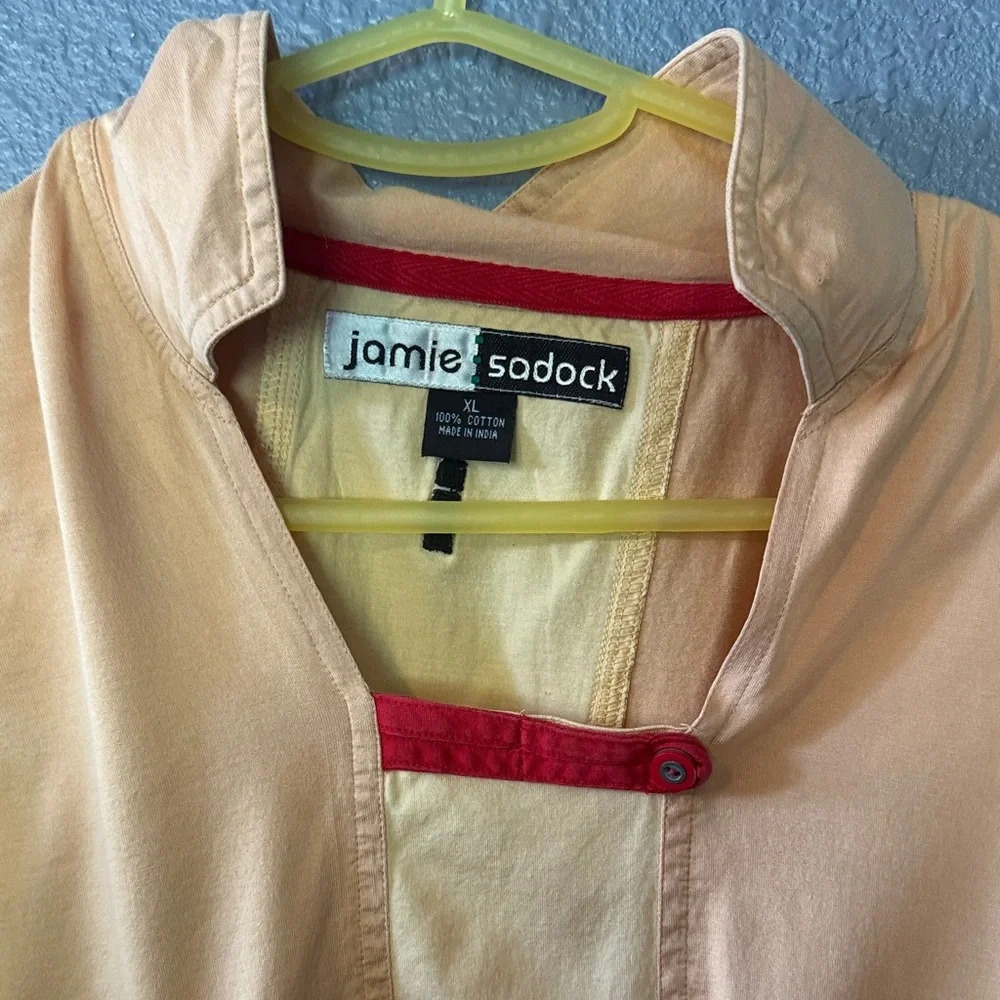 Jamie Sadock Peach Short Sleeve Top - Picture 2 of 4